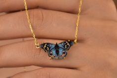 BUTTERFLY N E C K L A C E - Material ; Solid 925 Sterling Silver -All our jewelries are handcrafted at our workshop H O W - T O - O R D E R 1- Select color and length from the menu 2- Complete your order N E C K L A C E - L E N G T H 12'' to 22'' Any other length upon request Every necklace comes with an 2'' extender 🚚 SHIPPING DETAILS ; Free delivery to US with USPS First Class Mail with Tracking (2-5 business days) Fast delivery with tracking number  everywhere in  Canada for $5.90  (3-6 busi Fine Jewelry Butterfly Charm As Gift, Butterfly Shape Birthstone Jewelry For Anniversary, Butterfly Shaped Birthstone Jewelry For Anniversary, Butterfly Charm Jewelry For Birthday, Unique Butterfly Charm Pendant Jewelry, Butterfly Shaped Sterling Silver Jewelry For Gifts, Butterfly Shaped Sterling Silver Jewelry Gift, Sterling Silver Butterfly Jewelry Gift, Dainty Nickel-free Butterfly Jewelry