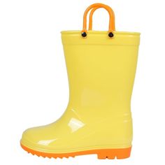 Litfun toddler rain boots accompany the children to spend a happy time on rainy days! Keep Water & Mud Out: 100% waterproof and easy-wash, these mud boots for kids are perfect for tromping around in puddles, dirt and mud without worrying about fatiguing cleaning. Long Lasting Water Fun: The play-proof PVC materials make these rain boots for toddlers boys withstand lots of spring muddy weather despite being fully submersed in water or mud when exploring in puddles, sprinklers and backyard. Light Non-slip Rain Boots, Spring Waterproof Rain Boots For Rainy Weather, Waterproof Rain Boots For Spring, Non-slip Rain Boots For Rainy Season, Playful Non-slip Rain Boots For Rainy Weather, Playful Waterproof Round Toe Rain Boots, Yellow Weatherproof Rain Boots For Outdoor, Yellow Waterproof Rain Boots, Casual Yellow Rain Boots For Outdoor