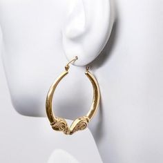 Rams Head, Ram Head, Gold Hoops, Ram, Gold Rings, Hoop Earrings, Yellow Gold, Yellow, Gold