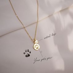 Cat Paw Necklace, Tatoo Dog, Paw Necklace, Pet Paw Print, Necklace Cat, Paw Print Necklace, Pet Paws, Pet Necklace, Dog Paw