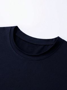 This men's t-shirt features a simple print and round neck design, making it a versatile and stylish choice for everyday wear. Made with high-quality materials, it offers both comfort and durability. Perfect for any casual occasion, this t-shirt is a must-have staple in any wardrobe. Color : Navy Blue Style : Casual Pattern Type : Animal, Letter Neckline : Round Neck Sleeve Length : Short Sleeve Sleeve Type : Regular Sleeve Length : Regular Fit Type : Loose Fabric : Slight Stretch Material : Poly Solid Cotton Tops With Logo Print, Solid Cotton Top With Logo Print, Solid Color Crew Neck T-shirt With Logo Print, Solid Crew Neck T-shirt With Logo Print, Solid Crew Neck T-shirt With Logo, Solid Color Graphic Print Crew Neck T-shirt, Solid Color Crew Neck T-shirt With Graphic Print, Solid Color Crew Neck T-shirt With Letter Print, Summer Slogans