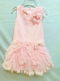 Beautiful Baby Biscotti Girl's Princess Pink Tulle Ruffle Skirt Infants Dress in size 12, & 18 Months NEW WITH TAGS Fitted Pink Ruffle Dress For Dress-up, Elegant Pink Ruffle Dress For Dress-up Occasions, Pink Princess Ruffle Dress For Parties, Pink Princess Style Ruffle Dress For Party, Pink Princess Style Party Ruffle Dress, Tiered Ruffle Princess Dress For Dress-up, Tiered Princess Dress With Ruffles For Dress-up, Pink Fitted Ruffle Dress For Dress-up, Spring Princess Dress With Ruffled Skirt