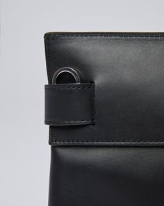 Sandqvist - Shoulder Bag - Black - SIGNE Leather Shoulder Bag With Leather Handles For Evening, Business Leather Handle Crossbody Shoulder Bag, Business Leather Handles Crossbody Shoulder Bag, Business Crossbody Shoulder Bag With Leather Handles, Everyday Flap Clutch With Detachable Handle, Versatile Clutch With Detachable Strap In Satchel Shape, Everyday Clutch Flap Bag With Detachable Handle, Modern Leather Clutch Shoulder Bag, Versatile Clutch Box Bag With Detachable Strap