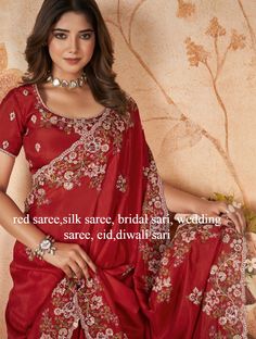 Red Saree, Ready to wear blouse, Silk With Sequence saree, Bollywood saree, Wedding, PartyWear, Sari with blouse,Karwachowth,diwali,eid Saree

Whatsapp : 8963995001 Sequence Saree, Bridal Sari, Red Saree, Bollywood Saree, Saree Wedding, Silk Blouse, Diwali, Silk Sarees, Ready To Wear