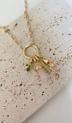 The Lucky Charm Necklace & Charms GOLD – Lankri's Trending Jewelry 2023, Chain Necklace With Charms, Charms For Necklaces, Lucky Necklace, Silver Charm Necklace, Lucky Charm Necklace, Custom Charm Necklaces, Necklace Charms, Charms Necklace