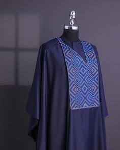 Experience the grandeur of African fashion with our Luxury Blue Agbada for Men, a custom-sized suit perfect for weddings and special events. This Nigerian clothing for men combines traditional craftsmanship with contemporary elegance, making it an ideal choice for those seeking a unique and culturally rich attire. Feature and Benefit: 👔 Custom Fit: Tailored to perfection to ensure a comfortable and flattering fit for any body type. 🎨 Vibrant Colors: Bold and eye-catching hues that will make you stand out at any occasion. 🌟 Premium Fabric: Crafted from high-quality materials for durability and luxurious feel. 🎉 Versatile Style: Easily dressed up or down for a variety of events and occasions. 🎁 Unique Design: Distinctive African-inspired patterns for a one-of-a-kind look that exudes sop Blue Agbada, Agbada Designs For Men, Nigerian Attire, Agbada For Men, Nigerian Clothing, Agbada Design, Wedding Groomsmen Attire, Senator Wears, Traditional Skirts