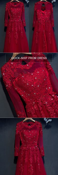 Prom Modest, Party Dress With Sleeves, Modest Homecoming Dresses, Delicate Gown, Trendy Dresses Formal, Party Dresses With Sleeves, Burgundy Homecoming Dresses, Long Sleeve Homecoming Dresses, Wine Dress