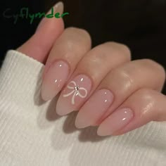 24Pcs Almond Press on Fake Nails Long French False Nails with Pink Bow Wearable Flower Design Oval Manicure Full Cover Nail Tips SPECIFICATIONS Number of Pieces: COMBO Application: Finger Nail Length: as shown Nail Width: as shown Material: Acrylic Quantity: 24Pcs Model Number: square False Nails Item Type: False Nail Type: Full Nail Tips Feature 1: Acrylic False Nails Feature 2: Acrylic Nail Tips Feature 3: False Nail Tips Feature 4: nail supplies for professionals Feature 5: fake nails press o Fake Nails Long, Summery Nails, Girly Acrylic Nails, Blush Nails, Almond Nail, White Nail, Stick On Nails, Dream Nails, Short Acrylic Nails