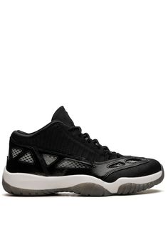 black leather mesh panelling round toe front lace-up fastening logo-embroidered tongue branded insole rubber sole Release date: September 22, 2023 These styles are supplied by a premium sneaker marketplace. Stocking only the most sought-after footwear, they source and curate some of the most hard to find sneakers from around the world. Jordan Air 11, Black White Sneakers, Air Jordan 11 Low, Jordan 11 Low, Black Jordans, Jordan 11 Retro Low, Black And White Sneakers, Jordan Air, Jordan 11 Retro