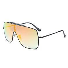 Brand Name: Daiiibabyyy Department Name: AdultFrame Material: AlloyStyle: GoggleLenses Optical Attribute: MIRRORLenses Optical Attribute: UV400Lens Height: 54mmLens Width: 60mmModel Number: K34161-Oversized Goggle Sunglasses MenItem Type: EyewearEyewear Type: SunglassesLenses Material: resin Goggle Sunglasses, Sport Hair, Gold Tea, Blue Mirror, Boho Headband, Blue Mirrors, Sunglasses Men, Elastic Headbands, One Piece For Women