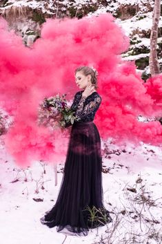 Color Smoke Photography - My Best Color Smoke Pictures and tips to Shoot With Color Smoke Needle And Thread Dress, Shoots Ideas, Winter Maternity Photos, Needle And Thread Dresses, Maternity Photo Props, Thread Dress, College Acceptance, Photography Assignments, Pregnancy Pictures