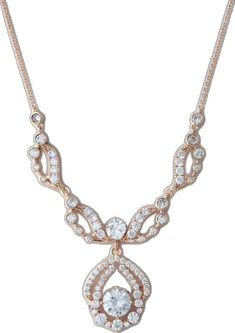 Elegant Drop Jewel Necklaces, Glamorous White Drop Jewelry, Elegant Drop Necklaces With Jewels, Glamorous Silver Teardrop Necklace, Elegant Jewelry Sets With Teardrop Pendant For Party, Elegant Crystal Teardrop Pendant Jewelry Sets, Elegant Gold Drop Jewelry Set, Elegant Rose Gold Plated Necklace, Elegant Drop-shaped Crystal Rhinestone Necklace