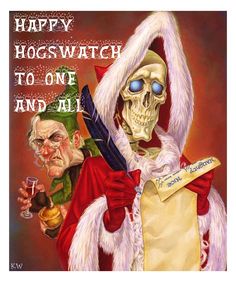 Happy Hogswatch. Artist Paul Kidby. by Kim White Discworld Art, Creepy Christmas, Victorian Christmas, Gothic Style