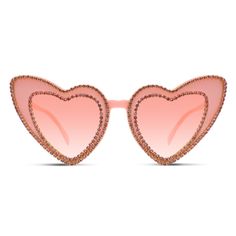 Introducing our Heart-Shaped Rhinestone Embellished Sunglasses, a glamorous and stylish accessory that combines the distinctive heart-shaped frames with dazzling rhinestone embellishments. These sunglasses are designed to add a touch of luxury and sophistication to your look while making a bold fashion statement.Elevate your style and add a touch of sparkle with the Heart-Shaped Rhinestone Embellished Sunglasses. Let the distinctive shape and dazzling rhinestone decorations make a statement and Elegant Heart-shaped Sunglasses With Tinted Lenses, Elegant Heart-shaped Tinted Sunglasses, Elegant Heart-shaped Party Sunglasses, Elegant Valentine's Day Party Sunglasses, Heart-shaped Sunglasses With Tinted Glass Lenses, Heart-shaped Glass Sunglasses With Tinted Lenses, Heart-shaped Tinted Glass Sunglasses, Pink Heart-shaped Party Sunglasses, Glamorous Pink Sunglasses For Party