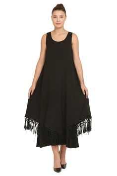 15222 – Advance Apparels Inc Spring Maxi Dress With Fringe, Bohemian Dresses For Fall Layering, Bohemian Sleeveless Dress For Layering, Bohemian Cotton Dress With Frayed Hem, Summer Fringe Midi Dress, Summer Midi Dress With Fringe, Sleeveless Dresses With Frayed Hem, Spring Black Maxi Dress With Fringe, Black Fringe Maxi Dress For Spring