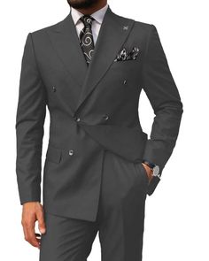 High-end fabrics add movement to this well-tailored blazer. which is a versatile wardrobe staple. A good shape gives the wearer a tapered chest and slightly protruding shoulders. accentuating the male physique. Wedding Dress Blazer, Men's Black Suit, Black Suit Men, Groom Wedding Dress, Double Breasted Waistcoat, Dress Blazer, Slim Fit Blazer, Wedding Suits Groom, Tuxedo Blazer