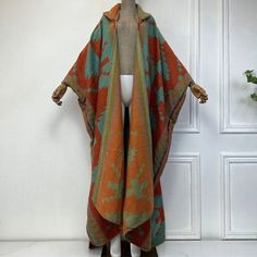 This super soft and warm wool cardigan kimono is perfect for the cold weather. Unlike other sweaters and wools, the wool used for this beauty is non itchy. Think of your favorite throw blanket, the comfort and warmth it gives but 10x stylish and wearable any where. This kimono is all that and more! One size fits S-4X Material: Wool One Size Fits Most Size Chart One Size Winter Acrylic Sweater Coat, One Size Acrylic Sweater Coat For Winter, Cozy Long Acrylic Outerwear, One Size Brown Sweater Coat For Winter, One-size Brown Sweater Coat For Winter, Brown One-size Sweater Coat For Winter, One Size Acrylic Outerwear For Layering, One Size Acrylic Outerwear, One Size Long Sweater For Fall