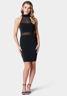 Sleeveless Lace Midi Dress | bebe White Dress Accessories, Black Lace Midi Dress, Bandage Dress Bodycon, Romper And Jacket, Scuba Dress, Bebe Dresses, Lace Midi, Lace Midi Dress, Bandage Dress