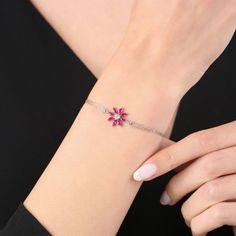 Color Bracelet, Gift Message, Colorful Bracelets, Bracelet Silver, Sterling Silver Bracelet, 925 Sterling Silver Earrings, Flower Making, Gold Style, Silver Bracelets