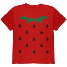 Halloween Strawberry Costume Youth T-Shirt Youth T-Shirts Old Glory LG Red Halloween Strawberry, Strawberry Costume, Strawberry Stuff, Easy Costume, Easy Costumes, Dress Trousers, Halloween Shirt, Piece Of Clothing, Fashion Games