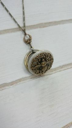 Victorian style Teeny tiny Bee Locket Necklace | Etsy Adjustable Vintage Necklace As Gift, Antique Adjustable Necklace For Gifts, Antique Adjustable Necklace As Gift, Antique Adjustable Necklace For Gift, Adjustable Antique Necklace For Gifts, Adjustable Antique Necklace As Gift, Charming Vintage Charm Jewelry As A Gift, Handmade Adjustable Necklace For Bridesmaid Gift, Handmade Adjustable Necklace For Bridesmaids