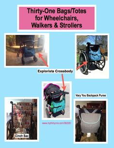 the instructions for strollers and strollers are shown in three different pictures, including one with