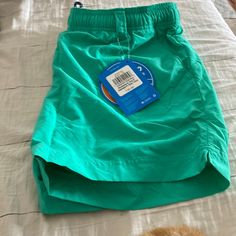 Nwt Small Teal Columbia Backcast Water/Fishing Shorts Green Short Swim Trunks For Outdoor Activities, Green Stretch Swim Trunks For Outdoor, Green Stretch Swim Trunks With Pockets, Stretch Green Swim Trunks With Pockets, Stretch Green Hiking Bottoms, Green Stretch Hiking Bottoms, Green Outdoor Bottoms With Elastic Waistband, Green Bottoms With Elastic Waistband For Outdoor, Green Stretch Shorts For Outdoor Activities