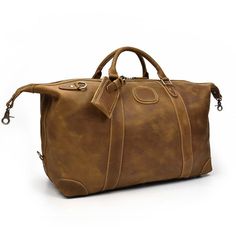 Classic Satchel Travel Bag For Trips, Classic Large Capacity Duffle Bag For Trip, Classic Weekender Bag With Large Capacity For Trips, Tote Luggage With Sleeve For Trips, Classic Large Capacity Weekender Bag For Trips, Brown Luggage With Top Carry Handle For Overnight Trips, Tote Luggage With Luggage Sleeve For Trips, Luggage Tote With Luggage Sleeve For Trips, Business Travel Tote Bag With Luggage Sleeve