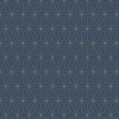 a blue and gold geometric pattern