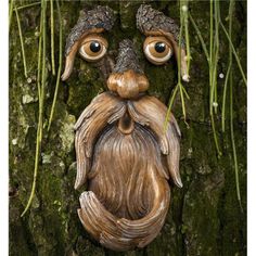 Unique Decoration: The Tree Poetry Tree Face Is A Funny And Witty Garden Decoration That Will Take Your Backyard To The Next Level! This Interesting Tree Art Outdoor Piece Adds More Personality To Your Garden And Can Even Attract Some Birds For A Nicer Outdoor Mood. Made To Last: This Tree Face Decor Is Made Of Polyresin, A Durable And Sturdy Material That Will Pass The Test Of Time. The Tree Bird Feeder Is Hand-Painted Using Non-Toxic And Eco-Friendly Paint That Will Not Fade. For All Seasons: Outdoor Tree Decorations, Tree Stump Decor, Unique Bird Feeders, Tree Monster, Boom Kunst, Face Decoration, Wild Bird Feeders, Tree Faces, Outdoor Trees