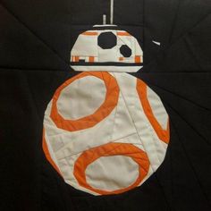 the star wars bbg quilt is on display