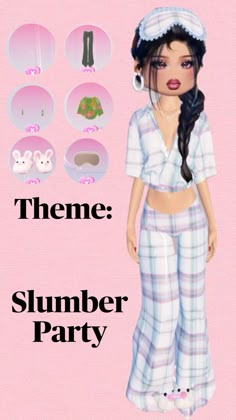 Bunny Slippers Code ✅ No VIP✅ (Original) Fancy Dress Code, Vip Dress, Trendy Date Night Outfit, Cozy Dress, Party Fits, Theme Dress, Combo Dress, Slumber Party, Themed Outfits