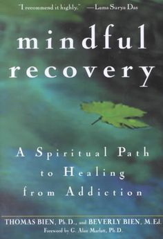 a book cover with the title mindful recovery