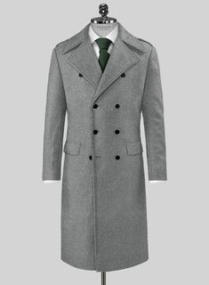 Establish a timeless monolith to your wardrobe by including our Highlander Light Gray Tweed GQ Overcoat. Besides, it is made from a pure wool material, which reveals a thick, plush, and slightly rough texture with an enriched warmth to pursue the business in the cold with ample heat. Further, it proves the sartorial proficiency by making an elegant, well-proportioned look while staying safe in their wardrobe choices no matter the season, offering that extra warmth once the winter closes in. So, Luxury Double-breasted Tweed Outerwear, Luxury Tweed Double-breasted Outerwear, Luxury Tweed Outerwear For Business, Fitted Luxury Tweed Outerwear, Double-breasted Tweed Wool Coat For Formal Occasions, Double-breasted Tweed Wool Coat For Formal, Formal Double-breasted Tweed Wool Coat, Classic Tweed Pea Coat For Formal Occasions, Formal Tweed Outerwear With Double Button Closure