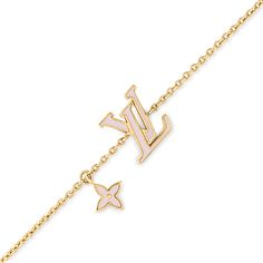 LOUIS VUITTON® - Lv Iconic Enamel Bracelet - Pink Best Jewelry Brands, Lv Bracelet, Logo Lv, Xoxo Jewelry, Jewelry Closet, Louis Vuitton Bracelet, Expensive Jewelry Luxury, Wrist Jewelry, Louis Vuitton Jewelry