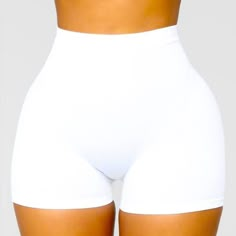 Seamless Mini Shorts **Inseam 2 1/2 Color White Fits Up To Size 15 Content: 85%Polyester 15%Spandex Very Comfortable And With Great Extra Stretch, Breathable Material New Lounge Casual Basic Street Style Wear Casual Gym Yoga Athletic Layering Pieces Active Wear Seamless Stretch High-waisted Biker Shorts, Solid Stretch Seamless Biker Shorts, High Stretch Seamless Elastane Biker Shorts, Stretch Seamless Solid Biker Shorts, Stretch Seamless Solid Color Biker Shorts, Seamless Stretch Solid Biker Shorts, Seamless High-waisted Shorts, High Stretch Seamless White Bottoms, Stretch Biker Shorts With Seamless Construction