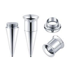 PRICES MAY VARY. 【Package Includes】 You will receive 4 pieces silver ear piercing kit, including 2 pieces tapers and 2 pieces tunnels with screw thread. The combination is very convenient. 【Size】 8G (3mm), 6G (4mm), 4G (5mm), 2G (6mm), 0G (8mm), 00G (10mm), 1/2 (12mm), 9/16" (14mm), 5/8" (16mm), 11/16" (18mm), 13/16" (20mm). Different sizes can meet your ear enlargement or piercing requirements. 【Premium Material】 The piercing tapers set is made of High Quality Stainless Steel. Provides a smooth Nickel-free Silver Dangle Piercings, Cheap Nickel-free Surgical Steel Jewelry, Cheap Nickel-free Stainless Steel Piercings, Cheap Nickel-free Surgical Steel Earrings, Silver Surgical Steel Nickel-free Earrings, Ear Tapers, Piercing Kit, Body Jewelry Piercing, Body Piercing Jewelry