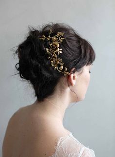 Grecian Headpiece, Goddess Wedding, Rose Headpiece, Gold Hair Piece, Gatsby Headpiece, Boathouse Wedding, Soft Soldering, Vr Accessories, Fantasy Nature