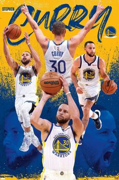 PRICES MAY VARY. THIS TRENDS NBA GOLDEN STATE WARRIORS - STEPHEN CURRY 22 WALL POSTER uses high-resolution artwork and is printed on PhotoArt Gloss Poster Paper which enhances colors with a high-quality look and feel HIGH QUALITY ART PRINT is ready-to-frame or can be hung on the wall using poster mounts, clips, push pins, or thumb tacks OFFICIALLY LICENSED wall poster PERFECT SIZE for any room; poster is 22.375" x 34" EASILY DECORATE any space to create the perfect decor for a party, bedroom, ba Warriors Stephen Curry, Wall Poster Prints, Nba Golden State Warriors, Magnetic Frames, Barn Wood Frames, Steph Curry, Trends International, Stephen Curry, Top Trending