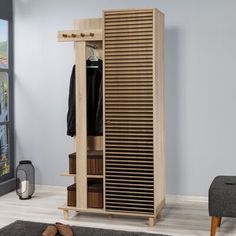 Hallway Furniture Storage, Entrance Furniture, Hall Stand, Sonoma Oak, Hall Tree, Hallway Furniture, Oak Color, Storage Compartments, Particle Board