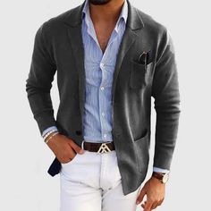 Casual Blazer Outfits, Medical Animation, Blazer Casual, Formal Men Outfit, Autumn Sleeve, Mens Jackets Casual, Stylish Men Casual, Winter Outfits Men, Elegant Man