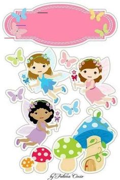 Fairy Stickers for Kids Birthday