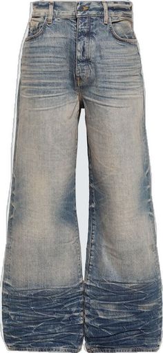 Faded Cotton Jeans With Patch Pockets, Faded Cotton Jeans, Cotton Cropped Leg Flare Jeans With Belt Loops, Wide Leg Cropped Jeans With Patch Pockets, Cotton Wide Leg Cropped Jeans With Patch Pockets, Cropped Cotton Flare Jeans With Belt Loops, Faded Cotton Jeans With Belt Loops, Faded Cotton Cropped Jeans With Five Pockets, Faded Cotton Flare Jeans With Five Pockets