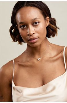 Revel in the asymmetric beauty of this handcrafted necklace boasting a 14-karat gold-filled chain strung with varisized freshwater pearls. 15" length; 2" extender Pearl size: 6.5–7mm Handcrafted 14k-gold fill/freshwater pearl Made in the USA Pearl Necklace Set, Pearls Necklace, Handcrafted Necklace, Earring Sale, Freshwater Pearl Necklaces, Keep Jewelry, Pearl Size, Gold Filled Chain, Silver Pearls