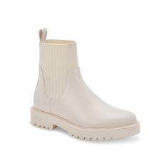 Trendy White Waterproof Boots, White High-top Booties With Soft Sole, Low-top White Waterproof Boots, Sporty White High-top Waterproof Boots, Beige Boots With Lug Sole, Medium Width, Usa Shoes, Bootie, Chelsea Boots, Customer Service