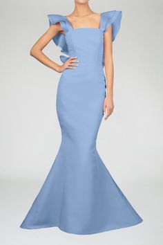 Amélie Silk Faille Mermaid Gown – ALEXIA MARÍA Mermaid Skirt, Straight Neckline, Mermaid Gown, Amelie, Fitted Bodice, Silk Satin, Bodice, Mermaid, Dry Clean