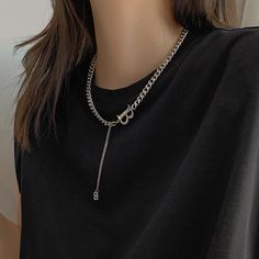 Brand: The Korean Fashion
Material: stainless steel
Necklace
Necklace length: 45cm (17.7  inches )
Extension chain: 8cm ( 3.1 inches )
Bracelet
Braceletlength: 16.5cm (6.5  inches )
Extension chain: 6cm ( 2.4 inches ) قلادات متدلية, B Letter, Letter Pendant Necklace, Women's Jewelry Sets, Fashion Materials, Earrings Women, Necklace Necklace, Letter Pendants, Steel Necklace