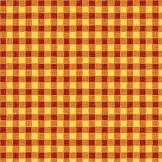 an orange and yellow checkered fabric