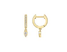 An everyday essential, this mini huggie earring is crafted with a row of sparkling pavé cz diamonds and accented with a single diamond teardrop that hangs delicately off the ear. All SKN semi fine earrings are crafted from a base of sterling silver and 14K gold fill. Sold as a set Select from sterling silver or 14K gold fill FREE SHIPPING ON ALL ORDERS OVER $50 Huggie Earring, Huggie Earrings, Fine Earrings, Cz Diamond, Huggies Earrings, Best Seller, Gold Vermeil, Everyday Essentials Products, Gold Filled