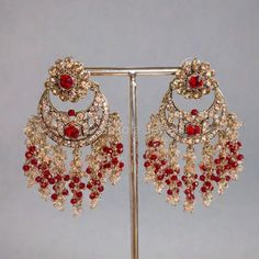 Flat antique gold earrings with golden crystals, maroon and champagne bead work.  Drop: 2.5 inch. Width: 2 inch. Ready to ship  with gift packaging as standard Antique Gold Earrings, Gift Packaging, Antique Gold, Bead Work, Favorite Jewelry, Gold Earrings, Champagne, Jewelry Earrings, Accessory Gift